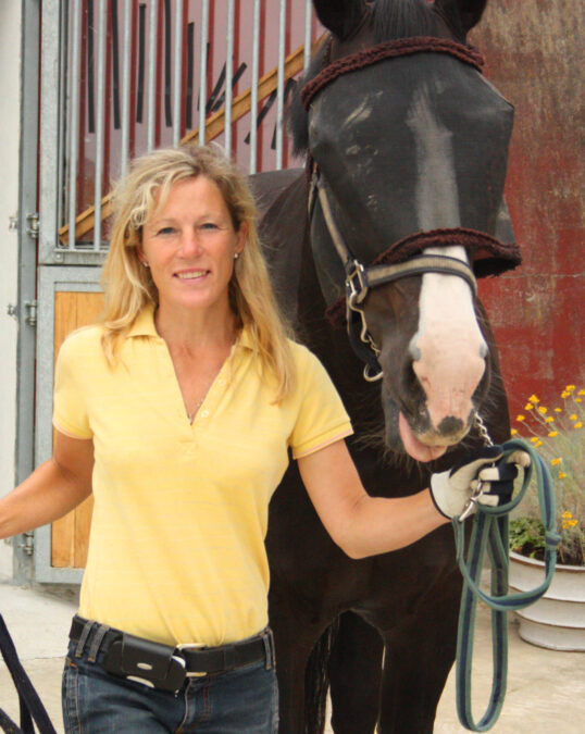 women with horse